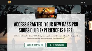 Bass Pro Club Credit Card