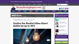 Outfox the Market hikes direct debits by up to 40%