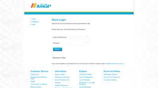 Outlet Login - Amcal Rewards