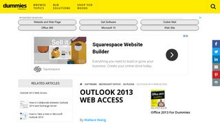 Outlook 2013 Web Access - dummies