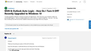 MSN & Outlook Auto Login - How Do I Turn It Off? Recently ...