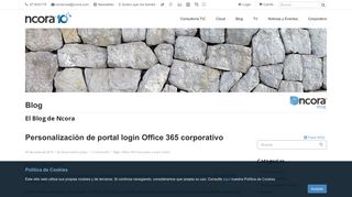 Personalización de portal login Office 365 corporativo | Blog - Ncora
