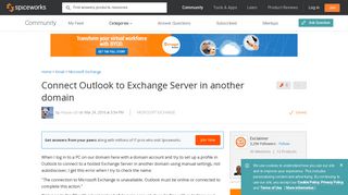 [SOLVED] Connect Outlook to Exchange Server in another domain ...