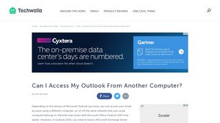 Can I Access My Outlook From Another Computer? | Techwalla.com