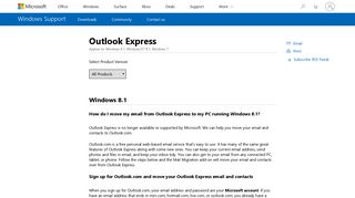 Outlook Express - Windows Help - Microsoft Support