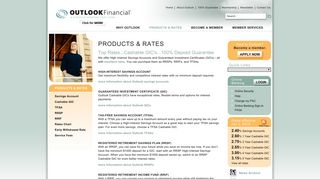 Our Products - Investments, Savings Accounts ... - Outlook Financial