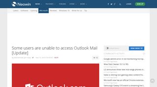 Some users are unable to access Outlook Mail [Update] - Neowin