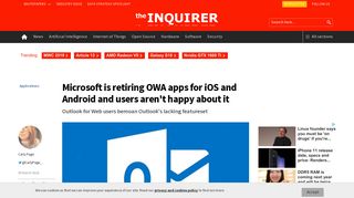 Microsoft is retiring OWA apps for iOS and Android and users aren't ...
