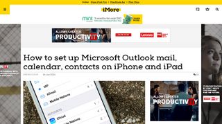 How to set up Microsoft Outlook mail, calendar, contacts on iPhone ...