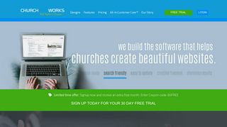 Church Web Works - 30 Day Free Trial