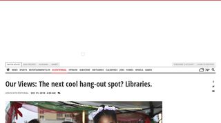 Our Views: The next cool hang-out spot? Libraries. - The Advocate