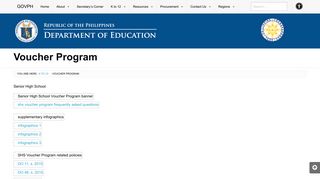 Voucher Program | Department of Education - DepEd