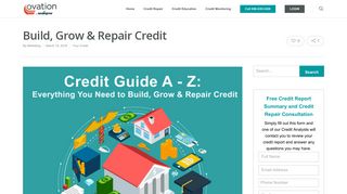 Build, Grow & Repair Credit | Ovation Credit Repair Services