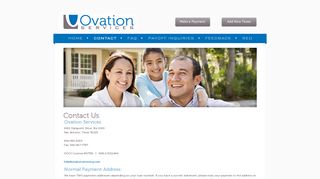 Ovation Services - Contact Us