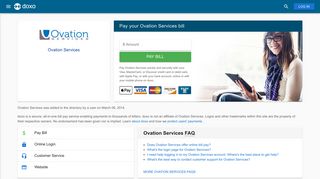 Ovation Services: Login, Bill Pay, Customer Service and Care Sign-In