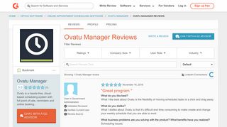 Ovatu Manager Reviews | G2 Crowd