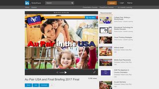 Au Pair USA and Final Briefing 2017 Final - SlideShare