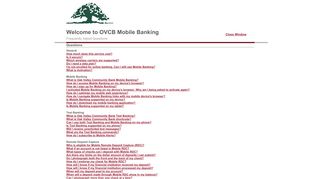 OVCB Mobile Banking