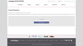Login | Forgotten Password | AutoNation Auto Auctions