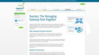Oventus - PageOne Communications