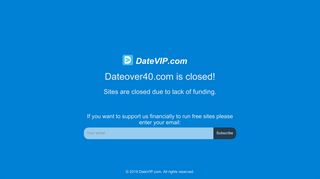DateVip | We are closed