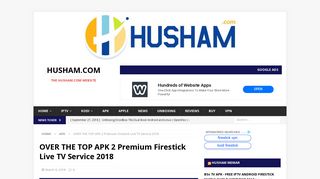 OVER THE TOP APK 2 Premium Firestick Live TV ... - Husham.com