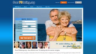 Over 70 Dating