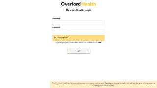Overland Health Portal Login - overland-health.co.uk