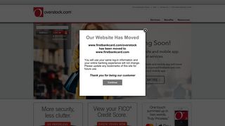 Overstock.com MasterCard Personal Credit Card, First Bankcard, a ...