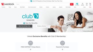 Club O | Overstock.com | Earn Rewards for Shopping