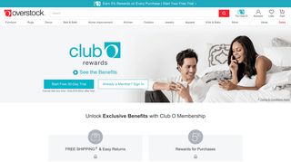 Club O | Overstock.com | Earn Rewards for Shopping
