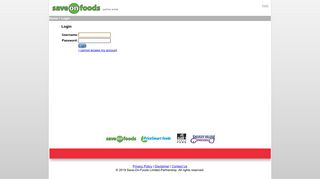 Login - Save-On-Foods Partner Portal