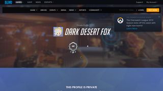 Dark Desert Fox - Career Overview - Overwatch