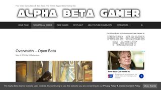 Overwatch – Open Beta | Alpha Beta Gamer