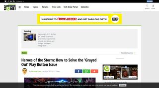 Heroes of the Storm: How to Solve the 'Grayed Out' Play Button Issue ...