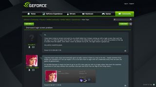 Overwatch login screen problem - GeForce Forums