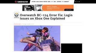 Overwatch BC-124 Error Fix: Login Issues on Xbox One Explained ...