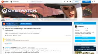 Anyone else unable to login with the new Bnet update? : Overwatch ...