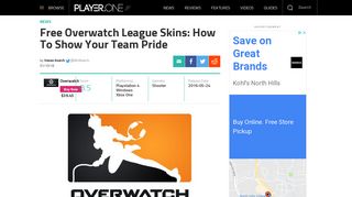 Free Overwatch League Skins: How To Show Your Team Pride ...