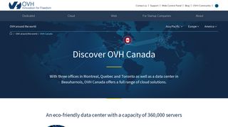 Discover OVH in Canada - OVH
