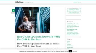 How To Set Up Name Servers In WHM For OVH So You Start ...