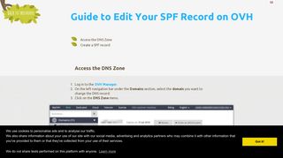Create a SPF record on OVH - mail-tester.com