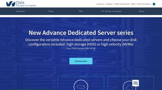 OVH: Cloud computing and dedicated servers