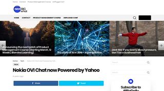 Nokia OVI Chat now Powered by Yahoo - NextBigWhat