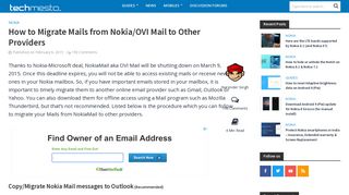 How to Migrate Mails from Nokia/OVI Mail to Other Providers