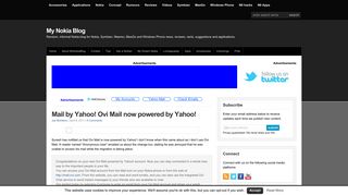 Mail by Yahoo! Ovi Mail now powered by Yahoo! : My Nokia Blog - 200