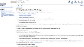 Getting Started with Oracle VM Manager - Oracle Docs
