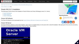 ORACLE-BASE - Oracle VM (3.0.1) Installation