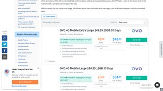 OVO Mobile prepaid plans compared January 2019 | finder.com.au