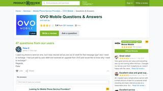 OVO Mobile Questions - ProductReview.com.au